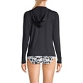 thumbnail image 2 of Lands' End Women's Petite SunShade UPF 50 Hooded Zip Front Rash Guard, 2 of 6