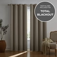 thumbnail image 5 of SUNBARRIER™ I-SNAP™ Blackout Grommeted Patio Door Panel with removable liner by TRU-BARRIER WINDOW SOLUTIONS - White 100x84, All Season, Adult Size, OEKO-TEX Certified, 5 of 7