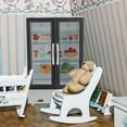 thumbnail image 2 of 1 Ensemble Maison de Poupée Réfrigérateur Double Porte Réfrigérateur Miniature Modèle Mini Réfrigérateur, 2 of 6