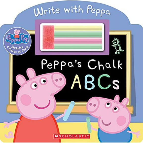 Pre-Owned Peppa's Chalk ABCs (Peppa Pig) (Star Wars: Jedi Academy), 9780545821117, 0545821118, Paperback, Nov Brdbk edition