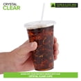 thumbnail image 3 of Stock Your Home 20 oz Clear Cold Cups with Lids and Straws Set of 400 Plastic Cups, 3 of 4