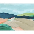thumbnail image 2 of Vess, June Erica 18x15 White Modern Wood Framed Museum Art Print Titled - Color Vista I, 2 of 4