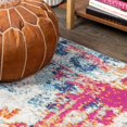 thumbnail image 5 of JONATHAN Y CONTEMPORARY POP 2 x 8 Runner Rug, Sunset Abstract - Blue/Multi, CTP114A-28, 5 of 10
