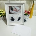 thumbnail image 4 of Baby Hand and Footprint Kit, Newborn Handprint Foot Print Keepsake Frame, Dog Pet Paw Prints Clay Kits Picture Frames, Baby Shower/Mom To Be/New Parents/Boy Girl Gift (White), 4 of 7