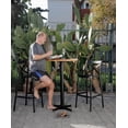 thumbnail image 3 of Outdoor Bar Stool Crossback 30" - Set of 4 - Milan, 3 of 9