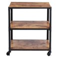 thumbnail image 2 of Kitchen Island Trolleys Rolling Cart, Microwave Stand 3-Tier Coffee Cart, 2 of 6