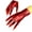 Red, variant on 2pack Halloween Gloves Scary Nails Gloves Long Gloves Monsters Wolf Handwear