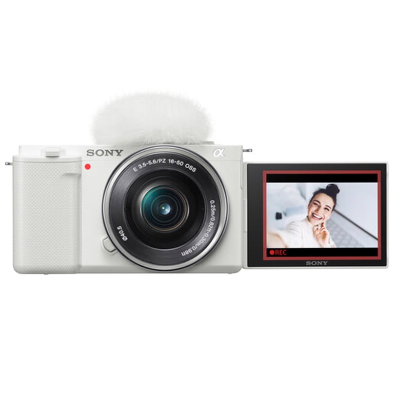 Sony Alpha ZV-E10 Mirrorless Vlog Camera with 16-50mm Lens + 128GB