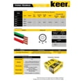 thumbnail image 4 of Cable Electrico THW Calibre 14 Alucobre Rollo 100M Antiflama Negro Keer 4086, 4 of 4