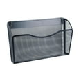 thumbnail image 3 of Abbracc Wall Mounted Mesh File Holder Display Rack Display Stand Metal Magazine Rack Black, 3 of 9