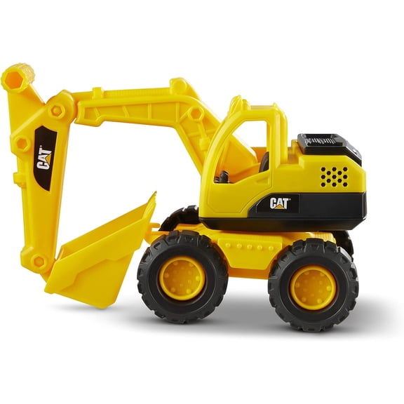 TIFOR Construction Toys, Construction Fleet 6” Excavator Toy – Ages 2 Real Working Parts, Indoor/Outdoor Play, Sturdy Plastic Construction, Ideal Sand/Beach Toy
