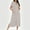 Brown, variant on Robe for Ladies Zipper Cardigan Bathrobes Striped Nightdress Zip With Pokets Lightweight Long Sleeves Nightgown Breathable Soft Winter Loose Pajamas