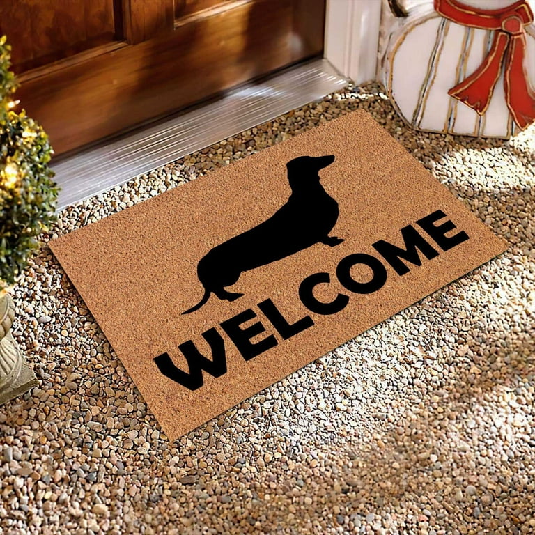 Personalised Welcome Door Mat Funny Dog Floor Rug Large Doormat Welcome Rug