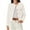 White, variant on Long Sleeve Women's Tweed Jackets Business Button Down Casual Cropped Blazer with Pockets