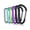 Black, variant on 6PCS Carabiner Caribeaner Clip, 3" Large Aluminum D Ring Shape Carabeaner with Keyring Keychain Hook