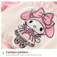 thumbnail image 4 of 3Pcs Sanrioed Anime Melody Kids Girls Jk Princess Clothes Sets Y2K Korean Style Autumn Cartoon Jacket Coat+Skirt Pants Student, 4 of 5