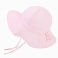 thumbnail image 2 of CAUYDY 6-12 Months Baby Girl Sun Hat Summer Beach Hats Sun Wide Brim 1-5T Toddler Bucket Hat Cap Kids Bucket Hat Sun Beach Cap for Boys Girls (Sizes 0-6 Months,Light Pink), 2 of 4