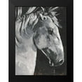 thumbnail image 2 of Parker, Jennifer Paxton 15x18 Black Modern Framed Museum Art Print Titled - Tribeca Horse I, 2 of 5
