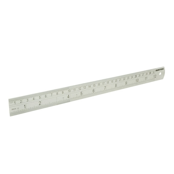 Surtek Stainless Steel Ruler 12"