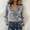 Gray, variant on pstuiky Short Sleeve T Shirts for Women Trendy V-Neck Solid Color Women'S Clothing Formal Loose Fit Pleated Athletic Shirts Workout Tops for Women