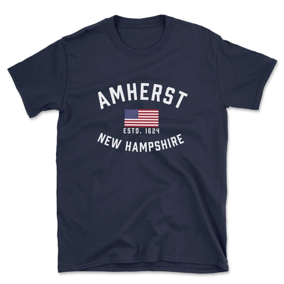Amherst New Hampshire Patriot Men's Cotton T-Shirt