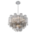 thumbnail image 2 of ADD-306-CH-SM Crystorama Lighting Addis - 6 Light Chandelier-14 Inches Tall and 19.75 Inches Wide-Polished Chrome Finish-Smoke Glass Color, 2 of 13