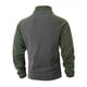 thumbnail image 5 of Ceisia Men's Regular-Fit Stand-Collar Half-Zip Color-Blocked Fleece Pullover Gift, 5 of 9