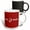 Multicolor, variant on 3drose, Mute Button with Text, 11oz Two-tone Blue Mug