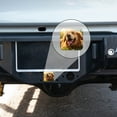 thumbnail image 4 of Hitch Cover Fits For 2-Inch Hitch,Golden Retriever Dog Laying On The Grassrubber Trailer Hitch Cover Tube Plug Insert,Car Exterior Accessories, Receiver Tube Hitch Plug, 4 of 6
