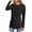 Black, variant on ZyeKqe Women Long Sleeve Tops Crewneck Ribbed Knit Buttons Shirts Fall Casual Lightweight Fashion Sweaters