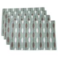 thumbnail image 1 of SARO 2293.A1319B Tapis de Table Design Brodé Aqua - Lot de 4, 1 of 1