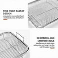 thumbnail image 2 of 3 Pack Air Fryer Basket For Oven, Stainless Steel Grill Basket Non-stick Mesh Basket Set, Air Fryer Tray Wire Rack, 2 of 5