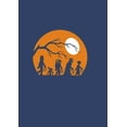 thumbnail image 2 of Boy's Star Wars Characters Trick or Treat  Pull Over Hoodie Navy Blue Heather X Large, 2 of 4