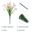 thumbnail image 4 of Artificial Flower Heads, Plastic Fake Plants Hydrangea Pink Faux Flowers 24Pcs, 4 of 5