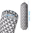 thumbnail image 2 of Moyic 2 uds. De soporte para bolsas de lino y algodón, dispensador de bolsas con patrón de rejilla triangular de 3 capas con gancho para Almacenamiento y organización del hogar, 2 of 6