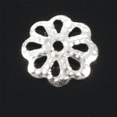 thumbnail image 4 of Beautiful Bead 6mm Silver Tone Flower Bead Caps for Jewelry Making (About 1500pcs), 4 of 8