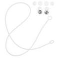 thumbnail image 5 of Masteelf Noise Cancelling Earplugs with Strap Neckband Snoring Blocking Earplugs Silicone Learning Earplugs For Sleep Productive Work Environment Travel Study Meditation White, 5 of 7