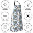 thumbnail image 5 of Kdxio Flowers and Butterflies Apron with Pockets Adjustable Kitchen Aprons for Men Women Waterproof Aprons for Cooking,Drawing,Crafting, Baking Household Cleaning, 5 of 8