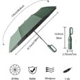 thumbnail image 2 of Travel Folding Golf Umbrella 10 Ribs Automatic Open/Close,Lightweight Compact Portable Backpack Car Parasol Outdoor,Sun/Rain, 2 of 5