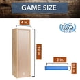 thumbnail image 4 of WE Games Wood Block Party Game that Tumbles - 12 in. Case - 54 Blue Blocks, 4 of 7