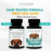AminAvast Healthy Kidney Function for Dogs, 1000mg, 60 Capsules