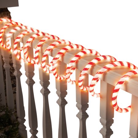Candy Cane Rope Light Christmas House Decoration - Walmart.com