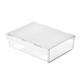 thumbnail image 1 of Caja de almacenamiento con cajón, caja de almacenamiento de gran capacidad, invisible, sin perforaciones, resistente, con acabado resistente, caja de almacenamiento de plástico, 1 of 5