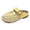 Yellow, variant on Kids' Breathable Mesh Slides Girls, Adjustable Buckle Open-Back Sandals, Lightweight Non- Footwear for All-Day Wear