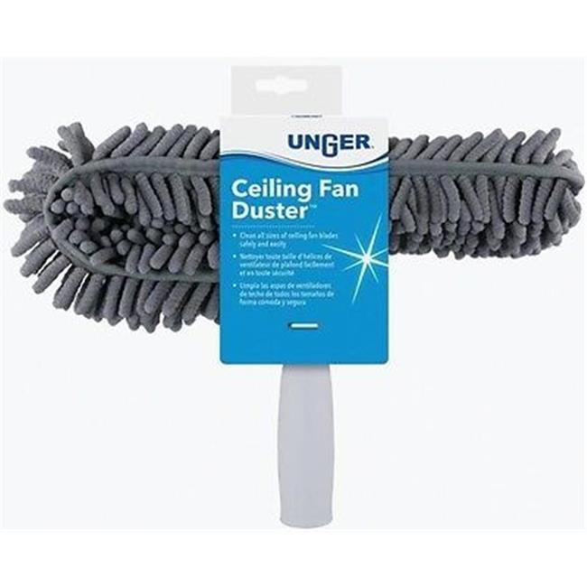 Unger 972660 Microfiber Ceiling Fan Duster With Curved Head