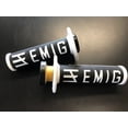 thumbnail image 2 of ODI H36EMBW Emig Racing ODI V2 Lock-On Grips - Black/White, 2 of 2