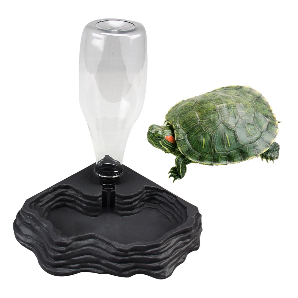 Pet Water Dispenser Reptile Automatic Drinking Fountain Tortoise Lizard