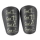 thumbnail image 3 of 2 espinilleras de fútbol, ​​protección para pantorrillas, antideslizantes, ligeras. S y negro, 3 of 9