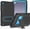 Black and Blue, variant on SUPNICE Shockproof Rugged Case for Samsung Galaxy Tab A11+ Plus 11” 2026 / A9+ Plus 11 Inch 2023 with Kickstand for Men Kids Toddler Boys Girls,Black