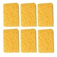 thumbnail image 1 of 6pcs Cellulose Sponges,Heavy Duty Scrub Kitchen Sponge,Clean Tough Messes Without Scratching Sponges Kitchen, 1 of 5